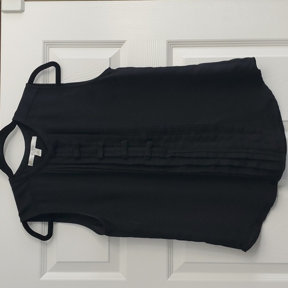 Lauren Conrad black bow blouse